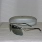 Brand New Christian Dior Silver Sunglasses: Mod. Clubbing & Case