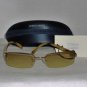 B. New Giorgio Armani Gold Sunglasses: Mod. 406 &Case