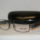 B. New Roberto Cavalli Black Eyeglasses: Mod. 422 Andradite (0B5) 54-17 & Case