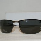 B. New Christian Dior Shiny Silver Sunglasses: Mod. Adiorable 8 (YB7) & Case