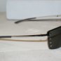 B. New Christian Dior Shiny Silver Sunglasses: Mod. Adiorable 8 (YB7) & Case