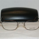 Brand New Calvin Klein Tortoise Beige Eyeglasses: Mod. 253 (567) 49-19 & Case