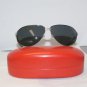 B. New Valentino Silver 0K4Q Sunglasses Mod 5378 & Case