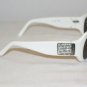 B. New Kate Spade White Sunglasses: Mod. Party & Case