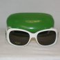 B. New Kate Spade White Sunglasses: Mod. Party & Case