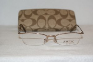 Brand New Coach Sand Eyeglasses: Mod. Hailey 50-16 & Case
