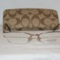 Brand New Coach Sand Eyeglasses: Mod. Hailey 50-16 & Case