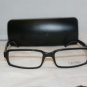 B. New Calvin Klein Black Eyeglasses: Mod. 859 & Case