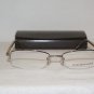 Brand New BCBG Maxazria Gunmetal Eyeglasses: Mod. Cyprus 50-18 & Case