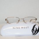 Brand New Nine West Gold Eyeglasses: Mod. 328 & Case
