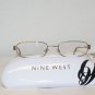 Brand New Nine West Gold Eyeglasses: Mod. 328 & Case