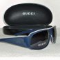 Brand New Gucci Blue Sunglasses: Mod. 1556 & Case