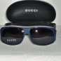 Brand New Gucci Blue Sunglasses: Mod. 1556 & Case
