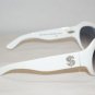 Brand New Juicy Couture White Sunglasses: Mod Lady Luck &Case