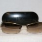 Brand New Fendi Gold Sunglasses: Mod. Sun 278 & Case