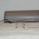 Brand New BCBG Maxazria Silver Eyeglasses: Mod. Spartan 50-18 & Case