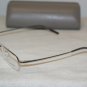 Brand New BCBG Maxazria Silver Eyeglasses: Mod. Spartan 50-18 & Case