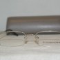 Brand New BCBG Maxazria Silver Eyeglasses: Mod. Spartan 50-18 & Case