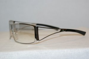 B. New Ralph Lauren Silver Sunglasses: Mod. 882 & Case
