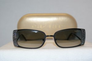 Brand New Caviar Black Sunglasses: Mod. 4845 & Case