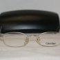 Brand New Calvin Klein Silver Eyeglasses: Mod. 253 (542) 49-19 & Case
