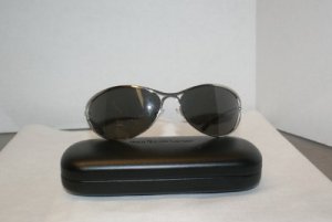 B. New Ralph Lauren Silver Sunglasses: Mod 913 & Case
