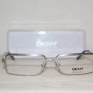 Brand New DKNY Silver Eyeglasses: Mod. 5620 (1156) 53-17 & Case