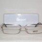 Brand New DKNY Silver Eyeglasses: Mod. 5620 (1156) 53-17 & Case