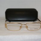 New Dolce & Gabbana Gold Eyeglasses: Mod. 1156 & Case