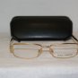 New Dolce & Gabbana Gold Eyeglasses: Mod. 1156 & Case