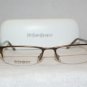 New YSL Yves Saint Laurent Brown Eyeglasses: 2228 Case