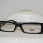 New D&G Dolce & Gabbana Black Eyeglasses: Mod. DD 1193 (501) 50-16 & Case