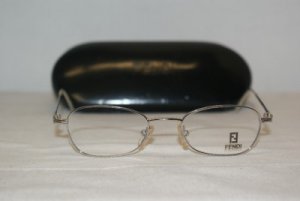 Brand New Fendi Palladium Eyeglasses: Mod. 532 & Authentic Case 47-19-130