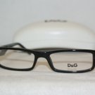 New D&G Dolce & Gabbana Black Eyeglasses: Mod. DD 1168 (501) 51-16 & Case