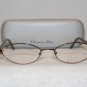 New Christian Dior Brown Eyeglasses: Mod. 3596 & Case