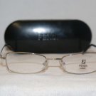 Brand New Fendi Palladium Eyeglasses: Mod. 575 & Case