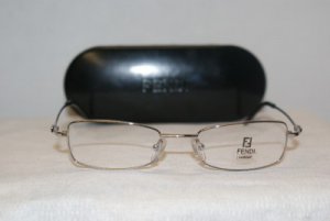 Brand New Fendi Palladium Eyeglasses: Mod. 575 & Case