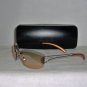 B. New Calvin Klein Bronze Sunglasses: Mod. 415S & Case
