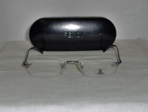 Brand New Fendi Ruthenium Eyeglasses: Mod. 548 & Case