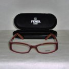 Brand New Fendi Dark Red Eyeglasses: Mod. F720R & Case