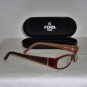 Brand New Fendi Dark Red Eyeglasses: Mod. F720R & Case