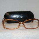 Brand New Fendi Caramel Eyeglasses: Mod. 586 & Case