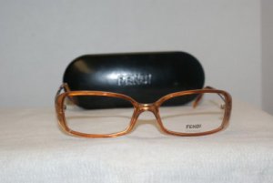 Brand New Fendi Caramel Eyeglasses: Mod. 586 & Case