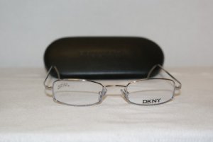 Brand New DKNY Silver Eyeglasses: Mod. 6415 & Case