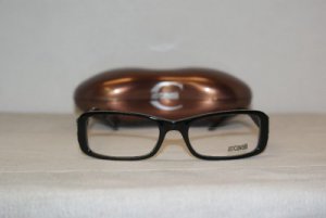 Brand New Just Cavalli Shiny Black Eyeglasses: Mod. 171 (B5) 50-17 & Case