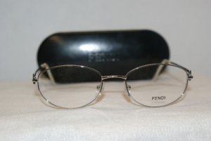 Brand New Fendi Palladium Eyeglasses: Mod. 570 & Case