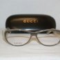Brand New Gucci Grey Horn Eyeglasses: Mod. 2503 & Case
