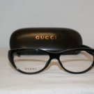 Brand New Gucci Black Eyeglasses: Mod. 2503 & Case