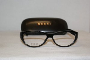 Brand New Gucci Black Eyeglasses: Mod. 2503 & Case