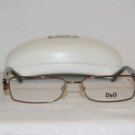 Brand New D&G Dolce & Gabbana Brown Eyeglasses: Mod. 5065 (373) 53-16 & Case